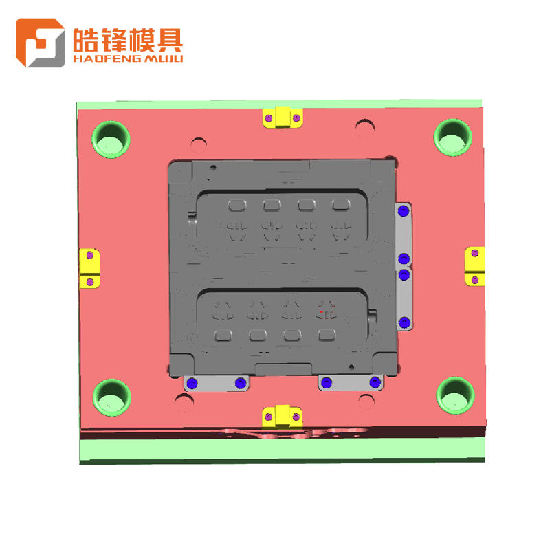 公牛B3043頂蓋翻轉熱流道針閥模具